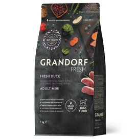 Grandorf FRESH DUCK & SWEET POTATO ADULT DOG MINI - Сухий корм для дорослих собак малих порід з качкою та бататом, 1 кг