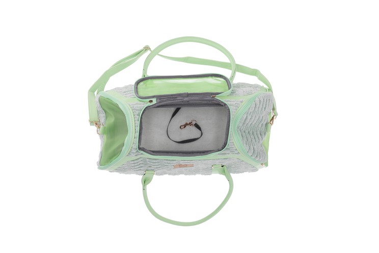 MISOKO&CO дорожня сумка для домашніх тварин, 51.5 x 25.5 x 27 см, зелена