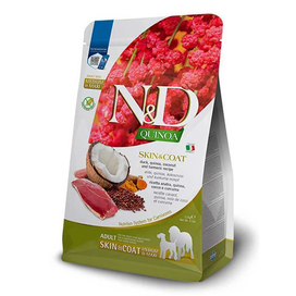 Farmina N&D Quinoa Skin & Coat Duck Adult Medium & Maxi — Беззерновий корм із качкою та кіноа для дорослих собак середніх і великих порід, для здорової шкіри та шерсті, 7 кг