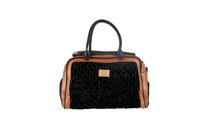 MISOKO&CO дорожня сумка для домашніх тварин, 45 x 20 x 30 см, чорно-коричнева