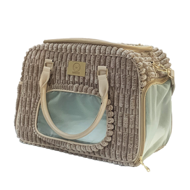 MISOKO&CO дорожня сумка для домашніх тварин, 41.5 x 23 x 28 см, світло-коричнева