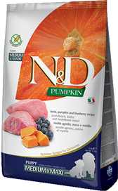 Беззерновий сухий корм з кабаном, гарбузом та яблуком для дорослих собак середніх і великих порід Farmina N&D Pumpkin GF Dog Boar & Apple Adult Medium & Maxi