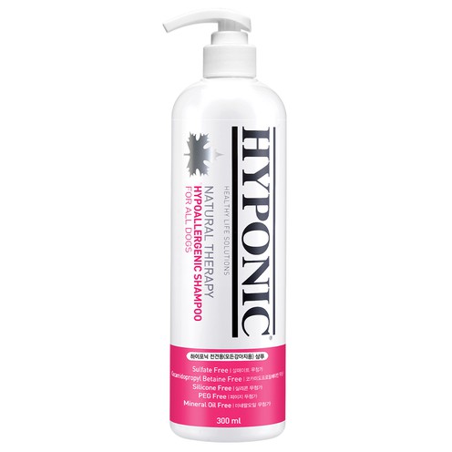 Hyponic Hypoallergenic, гіпоалергенний шампунь з олією соняшника, жожоба та екстрактом зеленого чаю, для собак