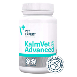 VetExpert (ВетЕксперт) KalmVet Advanced — харчова добавка швидкої дії для зменшення стресу у котів і собак