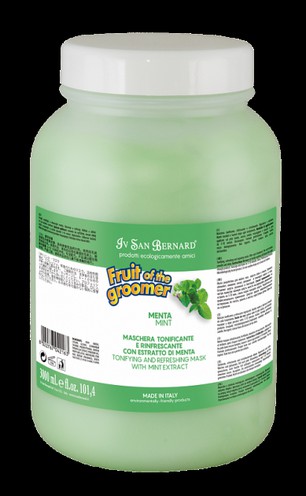 Відновлююча маска для будь-якого типу шерсті з вітаміном В6 М'ята Iv San Bernard Mint