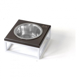 Миска на підставці Harley and Cho Lunch Bar Brown Wood  Колір Коричневий + Білий