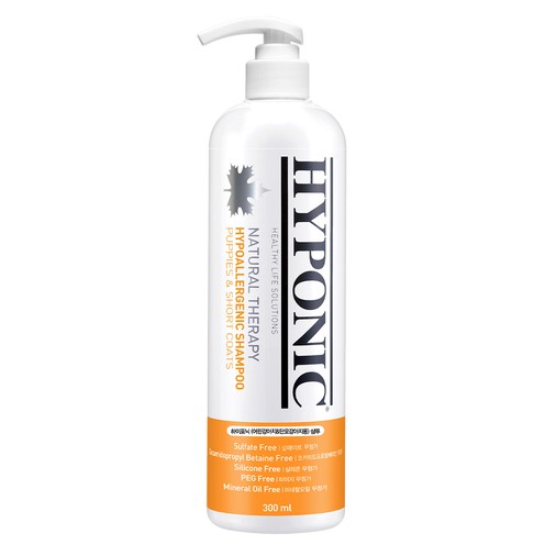 Hyponic Hypoallergenic, гіпоалергенний шампунь  для цуценят та короткошерстих собак