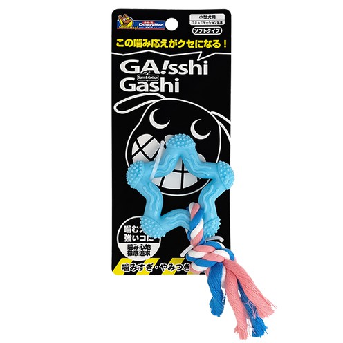 DoggyMan Star with Rope, зірка з мотузкою жувальна іграшка для собак