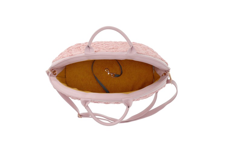 MISOKO&CO дорожня сумка для домашніх тварин, 40 x 22 x 35 см, рожева