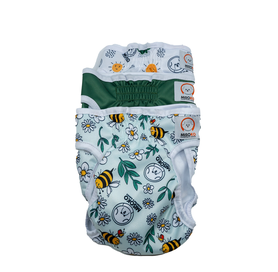 MISOKO&CO Набір багаторазових підгузків для собак-сук, "Луг", розмір L, 3 шт.