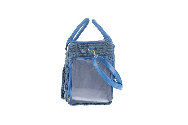 MISOKO&CO дорожня сумка для домашніх тварин, 41.5 x 23 x 28 см, темно-синя