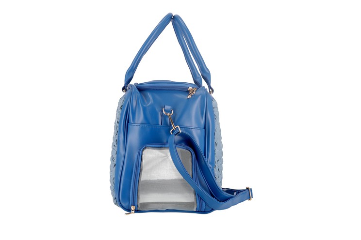 MISOKO&CO дорожня сумка для домашніх тварин, 45 x 20 x 30 см, синя