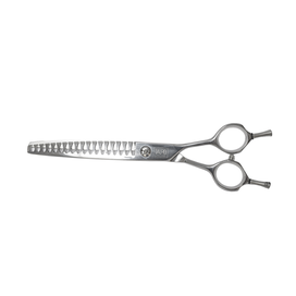 Вигнуті філірувальні ножиці TAURO PRO LINE для грумінгу, 18 см (7 дюймів), 18 зубців