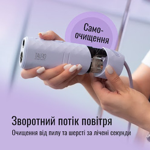 Tauro Pro Line Універсальний фен для тварин із гнучкою системою кріплення на шиї, з вилкою ЄС, зелений