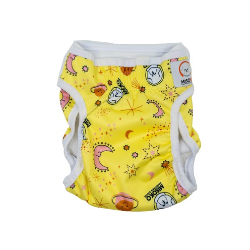 MISOKO&CO Набір багаторазових підгузків для собак-сук, Фантазія, розмір M, 3 шт.