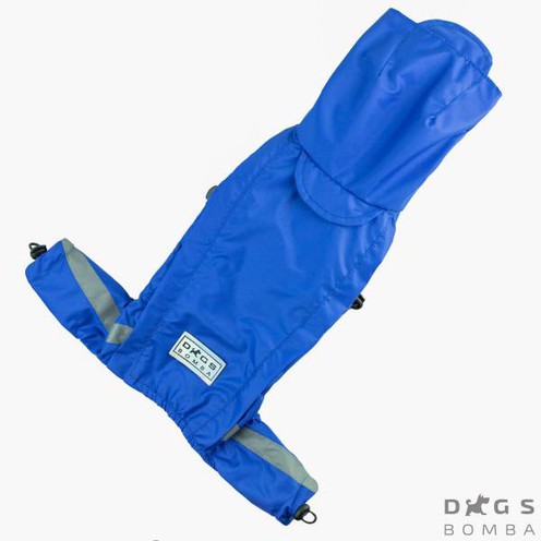 Дощовик на змійці Dogs Bomba синiй